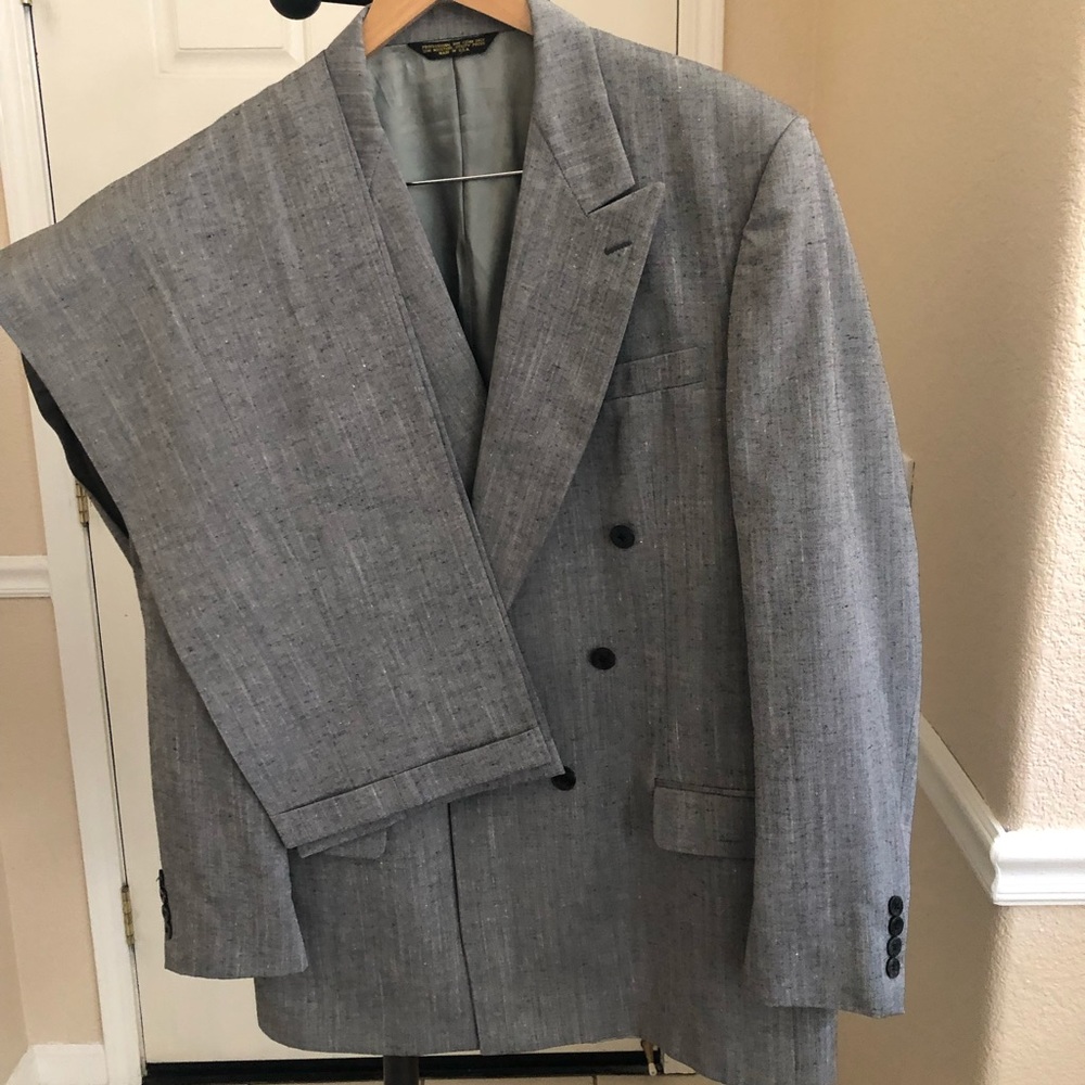 Men’s dress suit/ tailored made to fit